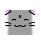 動くしろねこ 福ちゃん2（個別スタンプ：9）