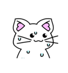 動くしろねこ 福ちゃん2（個別スタンプ：10）