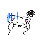 動くしろねこ 福ちゃん2（個別スタンプ：11）