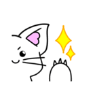 動くしろねこ 福ちゃん2（個別スタンプ：14）