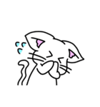 動くしろねこ 福ちゃん2（個別スタンプ：22）