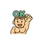 筋肉好き集まれ 筋肉ムキムキ 面白い（個別スタンプ：32）