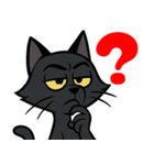 生意気黒猫のラックス（個別スタンプ：6）