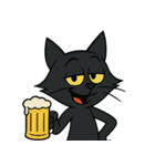生意気黒猫のラックス（個別スタンプ：12）
