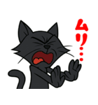 生意気黒猫のラックス（個別スタンプ：17）