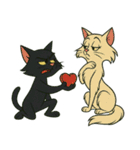 生意気黒猫のラックス（個別スタンプ：22）