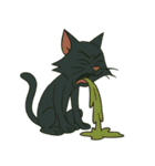 生意気黒猫のラックス（個別スタンプ：24）