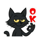 生意気黒猫のラックス（個別スタンプ：32）