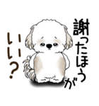 シーズー犬 2025 「ネガティブ・いじけ虫」（個別スタンプ：11）