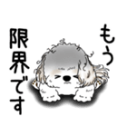シーズー犬 2025 「ネガティブ・いじけ虫」（個別スタンプ：17）