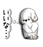 シーズー犬 2025 「ネガティブ・いじけ虫」（個別スタンプ：22）