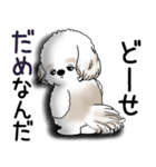 シーズー犬 2025 「ネガティブ・いじけ虫」（個別スタンプ：23）