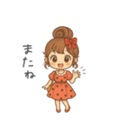 リボンちゃんの毎日スタンプ1（個別スタンプ：3）