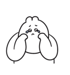 送りやすそうな送りにくそうなゆるうさ（個別スタンプ：37）
