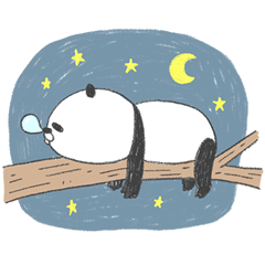 [LINEスタンプ] さらっとパンダ3