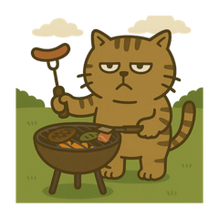 [LINEスタンプ] キジトラ課長 2
