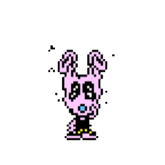 [LINEスタンプ] 蝸牛出ちゃったアニマルズドットスタンプ