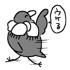 [LINEスタンプ] マフラーカラスの日常
