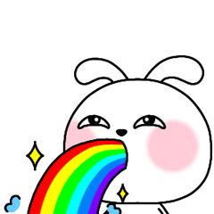 [LINEスタンプ] 動く！ 愉快なエロ目うさぎ