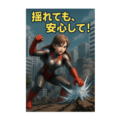 [LINEスタンプ] 自然災害防止