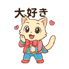 [LINEスタンプ] 推し猫アイドル