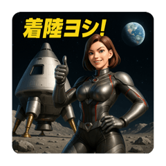 [LINEスタンプ] 宇宙移民計画、爆進！