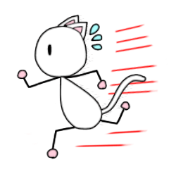 [LINEスタンプ] 白猫ちゃんスタンプ DACplus広島
