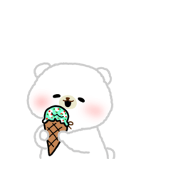 [LINEスタンプ] くまちゃんず（夏）