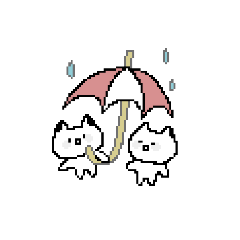 [LINEスタンプ] ねこまめ星のしろまめ村の住民