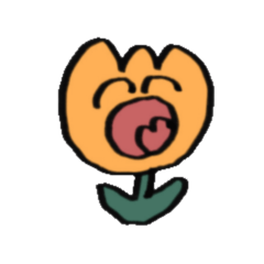 [LINEスタンプ] チューリップ田のスタンプ▼