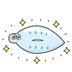 [LINEスタンプ] キラキラ！うなぎの赤ちゃん