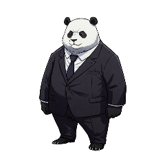 [LINEスタンプ] 【サラリーマンパンダ】