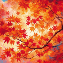 [LINEスタンプ] 紅葉の感謝 敬老の日