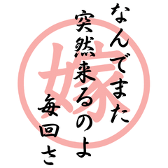 [LINEスタンプ] 嫁から姑への心の中のメッセージ