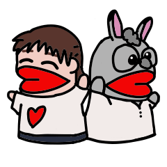 [LINEスタンプ] きょうことロバ次郎