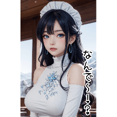 [LINEスタンプ] 唯美メイドの日常用語2