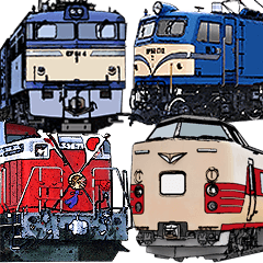 [LINEスタンプ] リアルな鉄道車両スタンプ