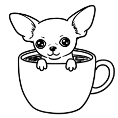 [LINEスタンプ] シュールでかわいいチワワのスタンプ