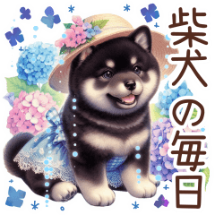 [LINEスタンプ] ずっと使える柴犬の日常
