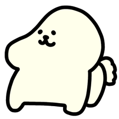 [LINEスタンプ] 動く！ビションフリーゼ。