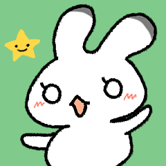[LINEスタンプ] エゾウサギのうーさん