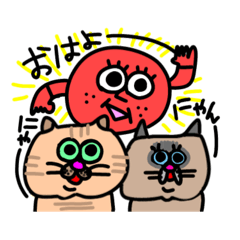 [LINEスタンプ] MEZ.ブスかわ猫FAM.1