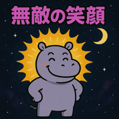 [LINEスタンプ] カバと宇宙の旅@SFW