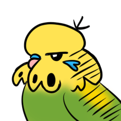 [LINEスタンプ] 可愛いジャンボセキセイインコ