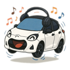 [LINEスタンプ] しゃべるコンパクトカー