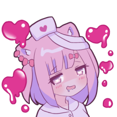 [LINEスタンプ] ヤンデレっ子4 (本音猫Ver.)