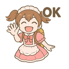 [LINEスタンプ] 登山するメイドさんスタンプ2