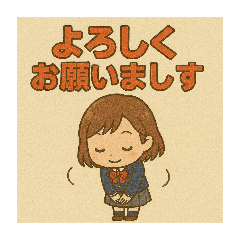 [LINEスタンプ] ご挨拶のスタンプです