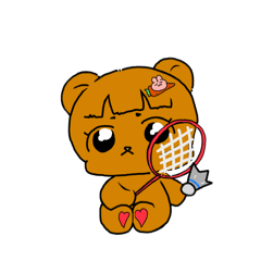 [LINEスタンプ] くまちゃんとひつじくん〜日常会話〜