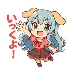 [LINEスタンプ] な〜ずカフェ テンションMAX えな
